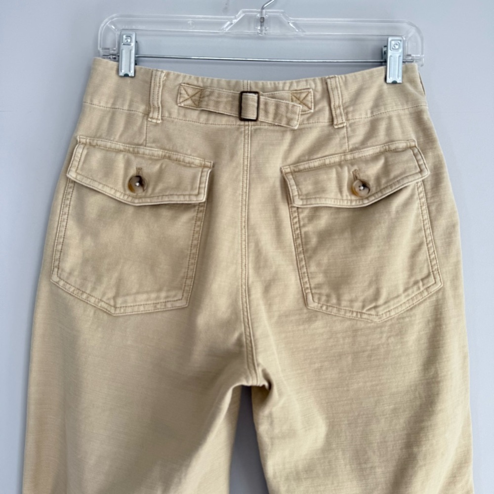 FAHERTY Stretch Surplus Pants In Safari Size 27 Beige Casual Cargo Utility Pants - Picture 10 of 16